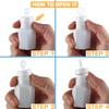 150 Pack Mini White Double Heart Bubble Bottle (pre-Filled) - Party Favor for Wedding, Anniversary, Engagement, Bridal, Celebration, Valentines Day, Family Reunion, and Gift for Couple Boy Girl view 2