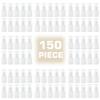 150 Pack Mini White Double Heart Bubble Bottle (pre-Filled) - Party Favor for Wedding, Anniversary, Engagement, Bridal, Celebration, Valentines Day, Family Reunion, and Gift for Couple Boy Girl view 3