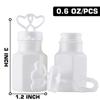 150 Pack Mini White Double Heart Bubble Bottle (pre-Filled) - Party Favor for Wedding, Anniversary, Engagement, Bridal, Celebration, Valentines Day, Family Reunion, and Gift for Couple Boy Girl view 4