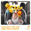 Jollybaby Crib Stroller Car Seat Toys for Baby 0-3-6-9-12 Months, Tummy Time Hanging Sensory Toys for Newborn with Music Box and Teether, Spiral Carseat Toy for Baby Boys Girls Gifts (07-Little Lion) view 3