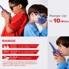 QNIGLO Walkie Talkies for Kids 2 Pack, Toys Gifts for 3 4 5 6 7 8 Year Old, Ideal Easter Gift for Boys and Girls, Outdoor Activities, Camping, Hiking view 3