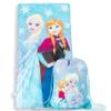 Jay Franco Disney Frozen Sparkle Slumber Sack - Cozy & Warm Kids Lightweight Slumber Bag/Sleeping Bag - Featuring Anna and Elsa (Official Disney Product) view 1