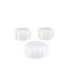 Amosfun 3Pcs Foam Pumpkins for Crafts Simulation Pumpkin Decoration Halloween Harvest Thanksgiving Party Centerpieces (2Pcs 13CM + 1PC 20CM) view 1