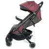 Evezo Channy Lightweight Roll 'N' Go Folding Travel Stroller- Gray (Dusty Rose) view 3
