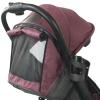 Evezo Channy Lightweight Roll 'N' Go Folding Travel Stroller- Gray (Dusty Rose) view 4