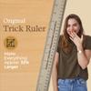 American Scientific Measurement Corporation Trick Ruler, 2-Piece Novelty Rulers, Size Enhancement Prank, 33% Bigger, Wooden, 9 inches view 3