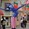18 FT American Flag - Inflatable Tube Man Waving Puppet Guy - Air Powered Dancer - Body only, Without air Blower view 3