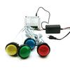 Escape Room Props 5 Different Colors Buttons Mechanism Press It In Order To Control 12V Magnet Lock For Exit Game Owner Player Adventurer (3 Button, No Video) view 1