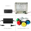 Escape Room Props 5 Different Colors Buttons Mechanism Press It In Order To Control 12V Magnet Lock For Exit Game Owner Player Adventurer (3 Button, No Video) view 2