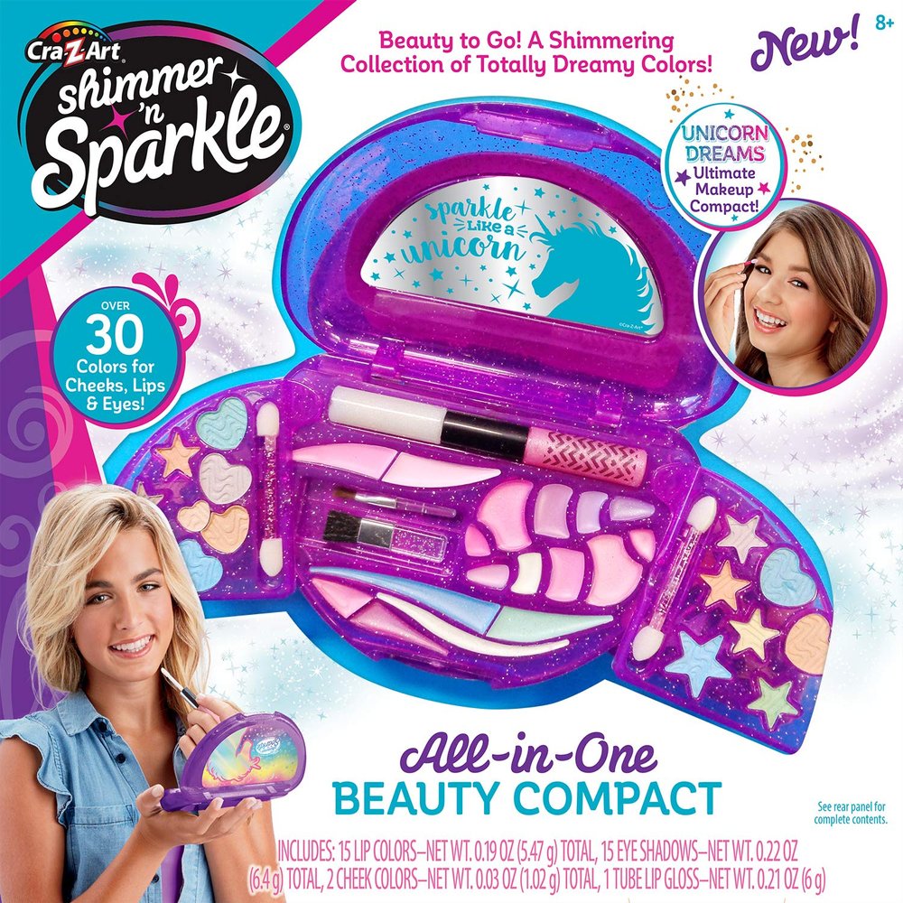 Shimmer n Sparkle All in One Beauty Compact Real Kids Makeup Kit