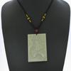 2.4" China Certified Nature Hetian Nephrite Sugar Jade Man Playing Chess Hand Carved Pendant 4982 view 1