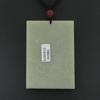 2.4" China Certified Nature Hetian Nephrite Sugar Jade Man Playing Chess Hand Carved Pendant 4982 view 3
