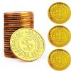 TCOTBE Pirate Gold Coins Plastic Set of 100,Play Gold Treasure Coins for Play Favor Party Supplies, Pirate Party, Treasure Hunt Game and Party Favors view 1