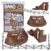 BMC Classic Marx Axis Ambush - 14pc Brown Plastic Army Men Playset Accessories view 1