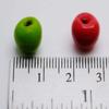 40 Red and Green Apple Dollhouse Miniatures Toys & Food Kitchen by Handmade Size 1.0x1.0 cm view 3