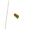 blue-ther 59"/150cm Metal Appearing Cane with Free Gloves and Video Tutorial,Pocket Bo Staff Magic Wand Stage Close-up Magic Tricks (Golden) view 1