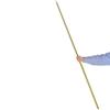 blue-ther 59"/150cm Metal Appearing Cane with Free Gloves and Video Tutorial,Pocket Bo Staff Magic Wand Stage Close-up Magic Tricks (Golden) view 2