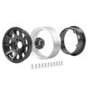 4Pcs 2.2 Alloy Beadlock Wheel Rims for 1/10 RC Wraith SCX10 TRX-4 D90 Crawler Car (Titanium) view 3