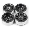 4Pcs 2.2 Alloy Beadlock Wheel Rims for 1/10 RC Wraith SCX10 TRX-4 D90 Crawler Car (Titanium) view 4