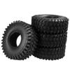 4Pcs Heavy Duty 120mm 1.9" Rubber Tires with Foam for 1/10 SCX10 D90 TRX-4 RC Crawler Car view 2