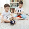 DreamsEden Cute Bear Piggy Bank, Large Plastic Money Coin Box Saving Pot with Knit Clothes Decoration view 3