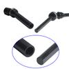 1Pair Front and Rear Aluminum Alloy RC CVD Steel Drive Shaft Axle Transmission Axle Joint Compatible with Traxxas Slash 4X4 Stampede Rustler VXL HQ727 Short Truck view 2