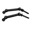 1Pair Front and Rear Aluminum Alloy RC CVD Steel Drive Shaft Axle Transmission Axle Joint Compatible with Traxxas Slash 4X4 Stampede Rustler VXL HQ727 Short Truck view 3