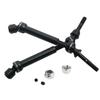 1Pair Front and Rear Aluminum Alloy RC CVD Steel Drive Shaft Axle Transmission Axle Joint Compatible with Traxxas Slash 4X4 Stampede Rustler VXL HQ727 Short Truck view 4