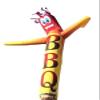 Inflatable Tube Man Guy Puppet 18ft - BBQ (Yellow/Red) - Air Powered Dancer - Body only, Without air Blower view 1