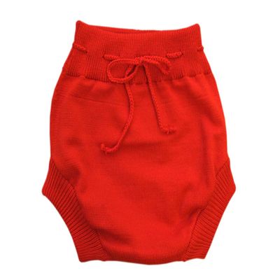 100% Merino Wool Adult Soaker Cloth Diaper Cover Shorts Knit Knitted Handmade Pants (as1, alpha, x_l, regular, regular, Red)