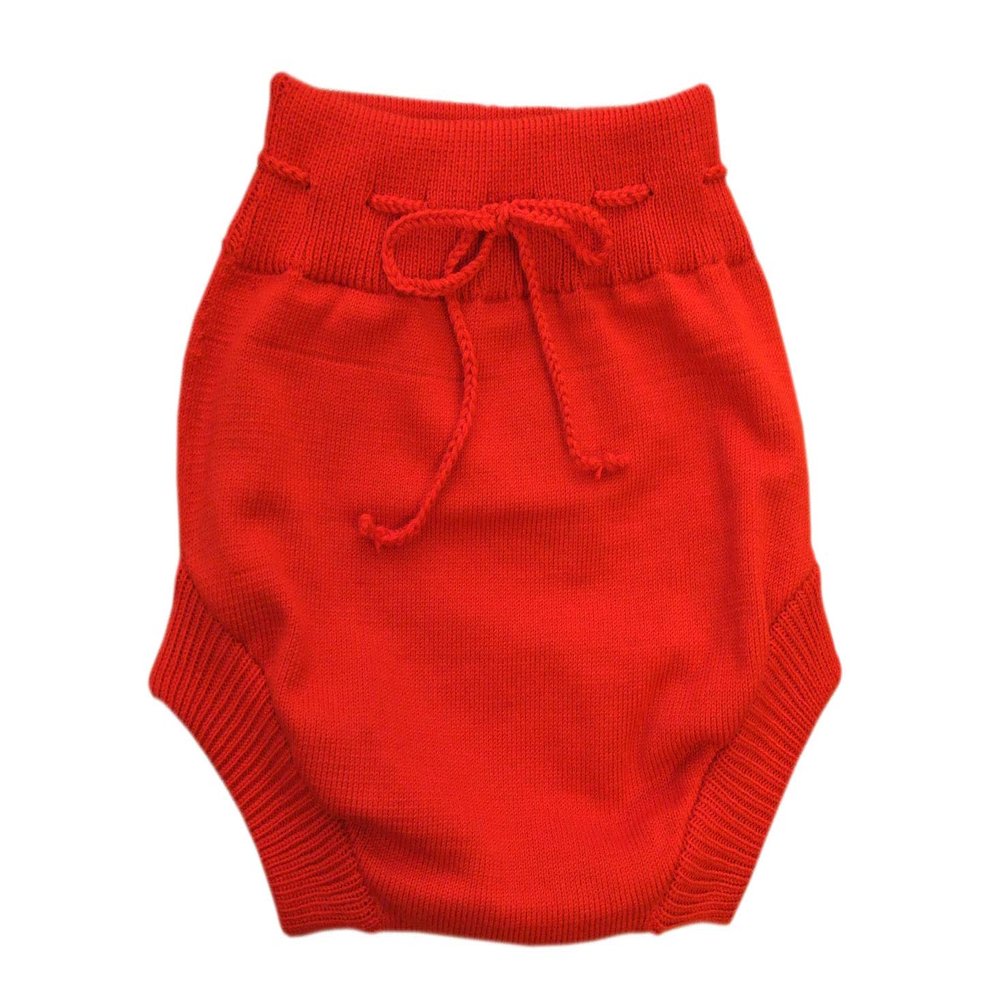 100% Merino Wool Adult Soaker Cloth Diaper Cover Shorts Knit Knitted Handmade Pants (as1, alpha, x_l, regular, regular, Red)