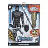 Avengers Titan Hero Series Blast Gear Deluxe Black Panther Action Figure, 12-Inch Toy, Inspired by Marvel Comics, for Kids Ages 4 and Up view 2