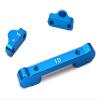 Billet Machined Alloy Rear Suspension Mount Set for Tamiya 1/10 TA07 PRO view 1