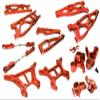 Red Machined Alloy Suspension Upgrade Kit for Arrma Kraton 6S BLX 1/8 Scale view 1
