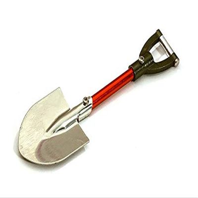 Integy Realistic Scale Model Billet Machined D-Handle Utility Shovel 1/10 Size