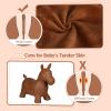 INPANY Bouncy Horse Hopper for Toddlers - Hopping/Bouncing Horse, Inflatable Ride-on Animal Toy for Kids/Children - Plush Covered (Includes Pump) view 3