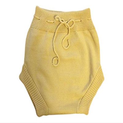 100% Merino Wool Adult Soaker Cloth Diaper Cover Shorts Knit Knitted Handmade Pants (as1, alpha, m, regular, regular, Beige)