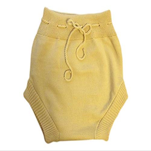 100% Merino Wool Adult Soaker Cloth Diaper Cover Shorts Knit Knitted Handmade Pants (as1, alpha, m, regular, regular, Beige)
