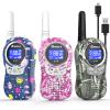 Qniglo Walkie Talkies for Kids - Rechargeable Kids Walkie Talkies with Clear Sound, Long Range - Perfect Birthday for 3-8 Year Old Boys Girls - Outdoor Adventures, Camping, Hiking view 1
