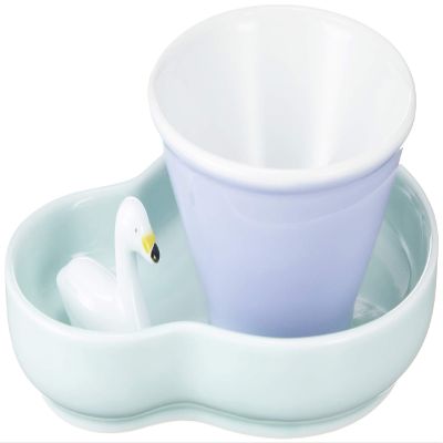 Nishimai Pottery Medium Bowl 6.9 x 5.1 x 3.3 inches (17.5 x 13 x 8.5 cm) essence hike Kids Set BU 19642