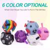 UOOEFUN Fidget Toys Cube,12 Sided Finger Cube,Sensory Toys Relief Stress,Autism and Anxiety Depression Anti for Kids Adults Improve Focus (White) view 4