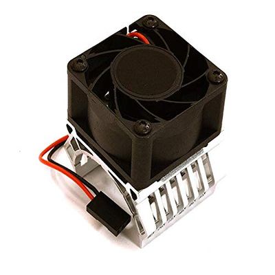Integy 36mm Motor Heatsink+40x40mm Cooling Fan 17k RPM for 1/10 TR-MT10E & TRX-4