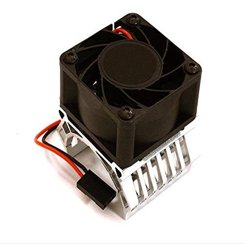 Integy 36mm Motor Heatsink+40x40mm Cooling Fan 17k RPM for 1/10 TR-MT10E & TRX-4