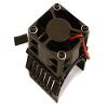 Integy 42mm Motor Heatsink+40x40mm Cooling Fan 16k RPM for 1/10 Summit & E-Revo view 1
