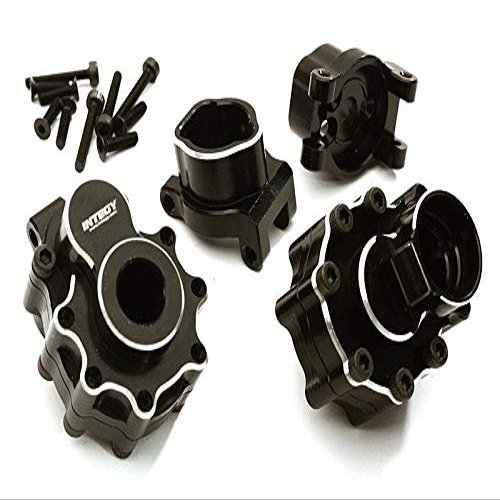 Billet Machined Alloy Rear Portal Drive Housing Set w/Mount for Traxxas TRX-4
