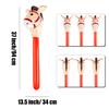 3 Pieces Inflatable Stick Horse Inflatable Horsehead Stick for Theme Party Decoration, 37 Inches view 2