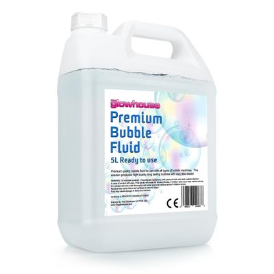 Premium Bubble Solution 169 oz  Non-Toxic, Ready-to-Use Bubble Fluid for Kids & Adults, Long-Lasting Refill for Bubble Machines, Bubble Guns & Wands, Creates Big Strong Bubbles for Indoor/Outdoor Fun