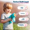 Premium Bubble Solution 169 oz  Non-Toxic, Ready-to-Use Bubble Fluid for Kids & Adults, Long-Lasting Refill for Bubble Machines, Bubble Guns & Wands, Creates Big Strong Bubbles for Indoor/Outdoor Fun view 4