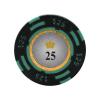 Versa Games Crown Casino Clay Poker Chips in 13.5 Gram Weight - Pack of 50 (Choose Colors) (Green) view 1