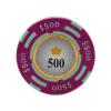 Versa Games Crown Casino Clay Poker Chips in 13.5 Gram Weight - Pack of 50 (Choose Colors) (Purple) view 1